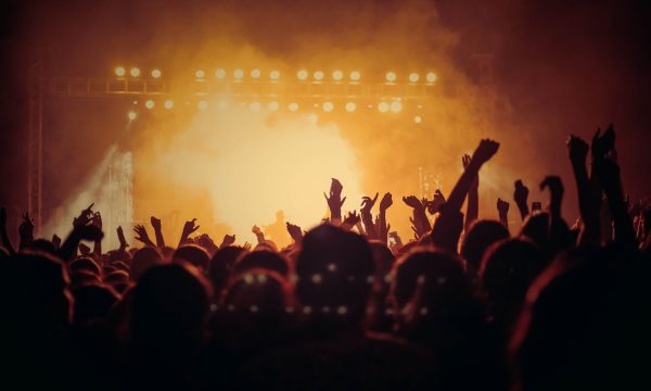 crowd at concert crowd at concert